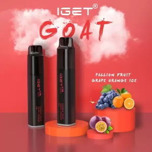 IGET GOAT PASSIONFRUIT GRAPE ORANGE ICE