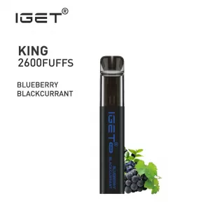 IGET KING BLUEBERRY BLACKCURRANT – 2600 PUFFS