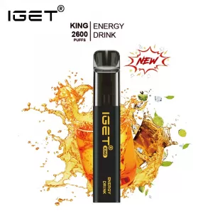 IGET KING ENERGY DRINK – 2600 PUFFS