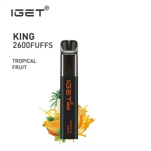 IGET KING TROPICAL FRUIT – 2600 PUFFS