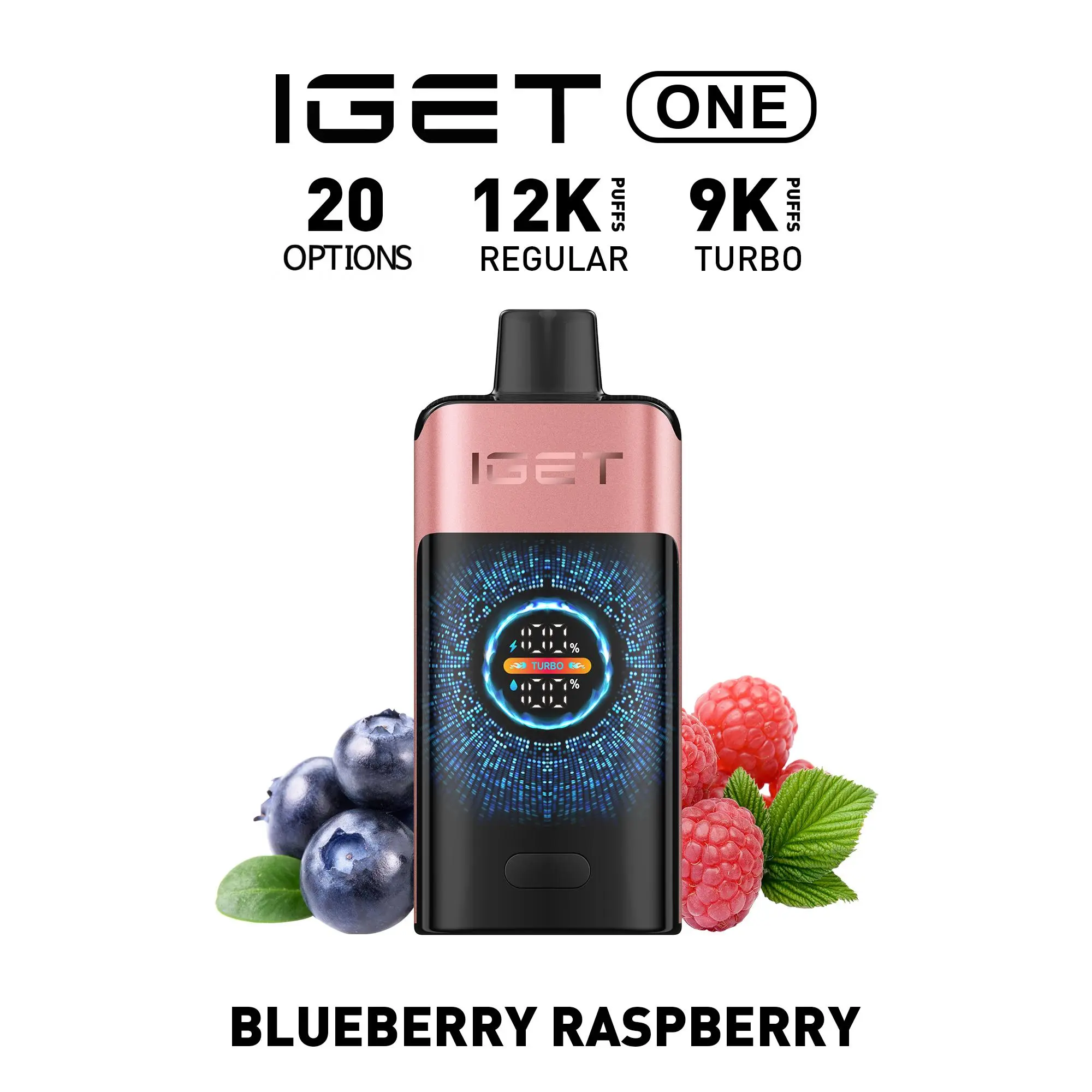 IGET ONE 12000 PUFFS BLUEBERRY RASPBERRY - Buy Online Australia | Vapes Market Australia