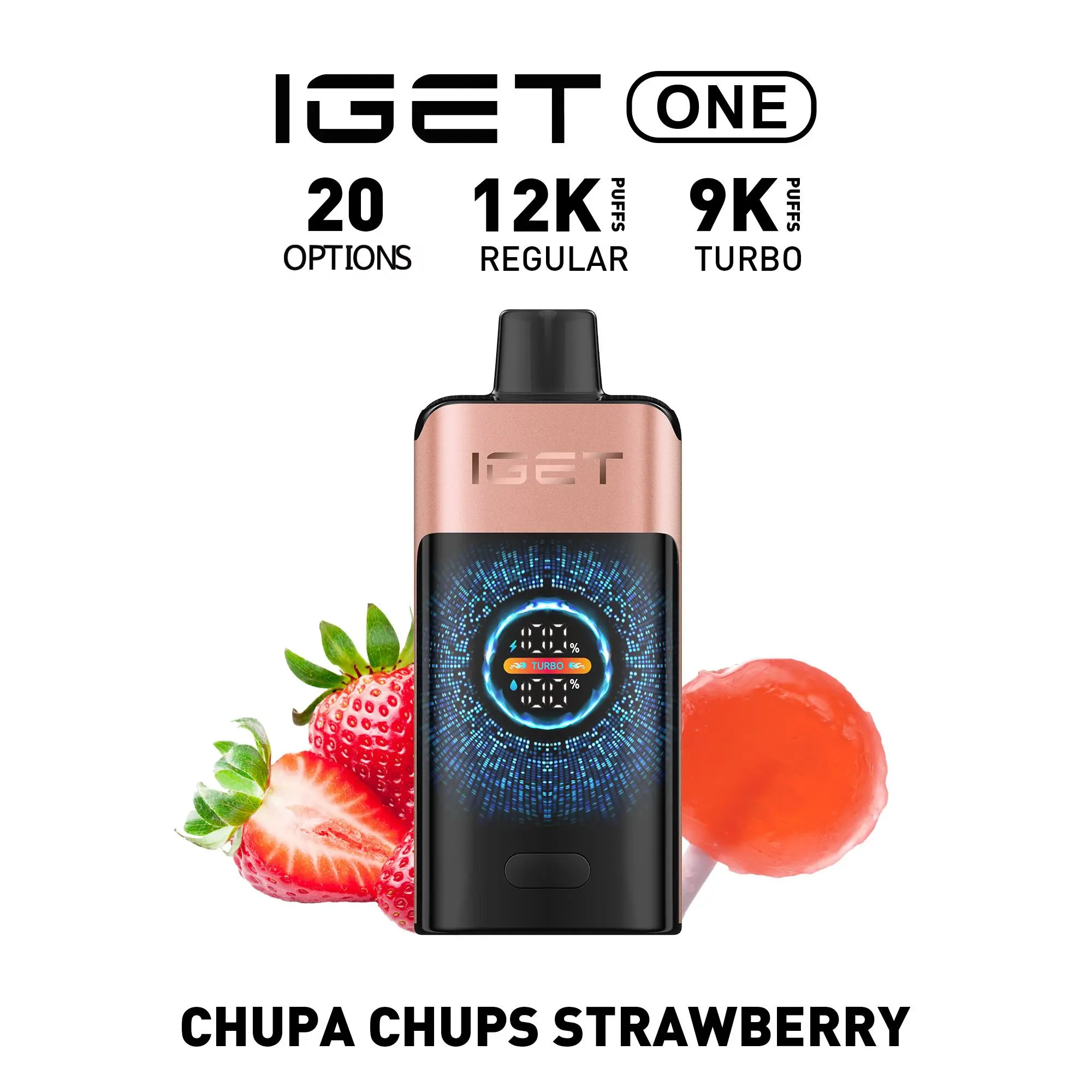 IGET ONE 12000 PUFFS STRAWBERRY - Buy Online Australia | Vapes Market Australia
